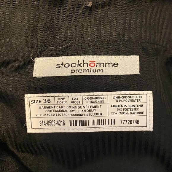 Dark grey suit jacket and pants - Picture 6 of 8